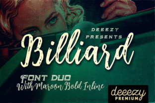 Billiard Font Duo: Elevating Digital Brand Identity with Retro Script