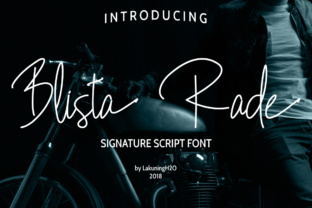 Blista Rade: The Handwritten Script Font for Scroll-Stopping Visuals