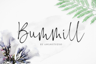 Bummill: The Script Amp Typeface That Elevates Small Business Branding