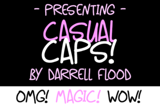 Casual Caps Review: A Freehand Marker Font for Authentic Branding