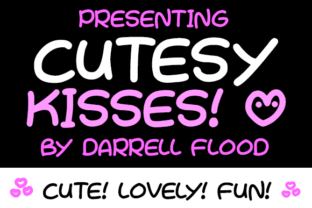 Cutesy Kisses: A Hand-Drawn Script Font for Warm Digital Branding