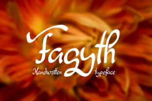 Fagyth Typeface: Elevating Campaign Visuals with Handwritten Elegance