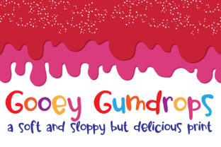 Gooey Gumdrops: A Creative Font for Whimsical Campaigns