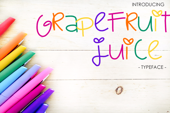 Grapefruit Juice: A Girly Script Font for Editorial Design