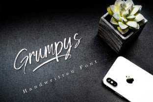 Grumpys: A Textured Handwritten Font for Bold Brand Identity
