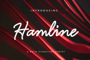 Hamline: The Bold Script Typeface for Handmade Branding