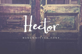 Hector: A Whimsical Handwritten Font for Friendly Brand Identity