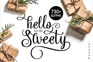 Hello Sweety Font Review: A Charming Script for Elegant Brand Identities