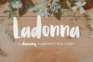 Ladonna: A Charming Script Font for Editorial Design