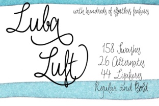 Luba Luft Bold: The Script Typeface for Handmade Branding