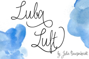 Luba Luft: The Modern Script Font for Scroll-Stopping Brand Content