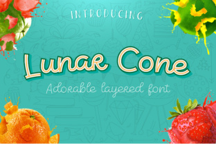 Lunar Cone: A Bouncy Typeface for Handmade Branding