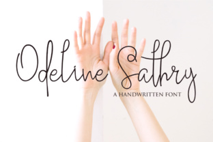Odeline Sathry: A Handwritten Font for Modern Web Design