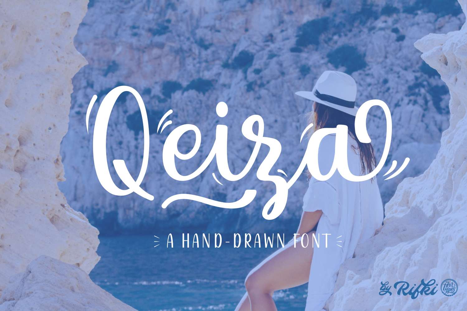 Qeiza: The Handwritten Typeface for Warm Editorial Design