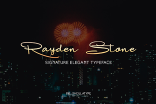 Rayden Stone: A Signature Typeface for Elegant Brand Identity