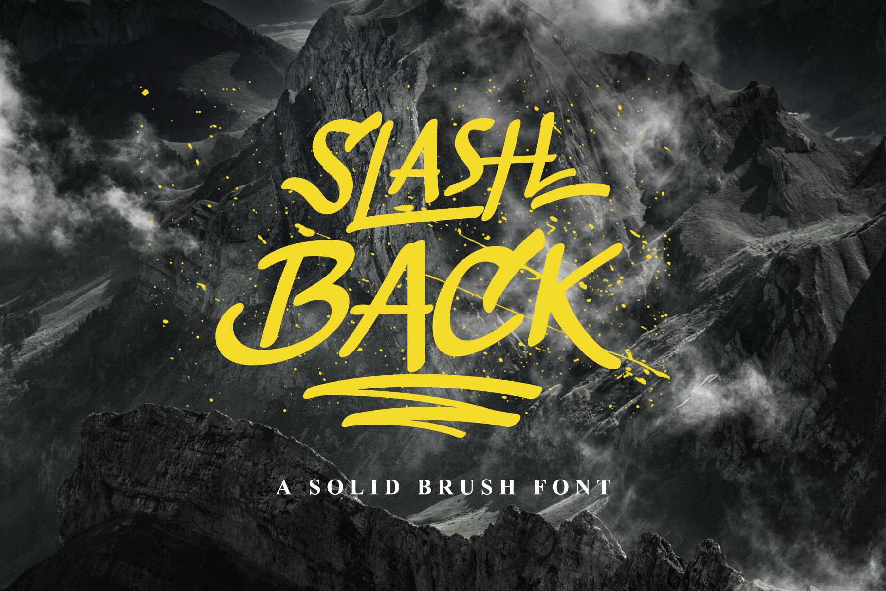 Slashback: A Cool Brush Font for Authentic Small Business Branding