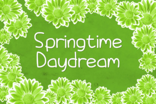 Springtime Daydream: A Handwritten Font for Editorial Design