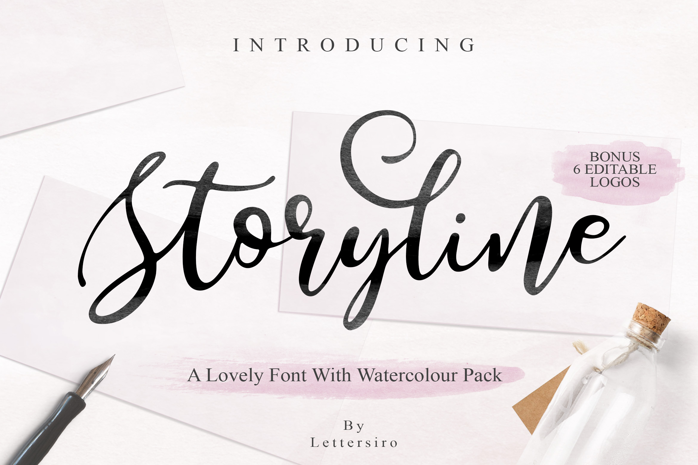 Storyline Typeface Review: Elevating Brand Identity with Luxury Script