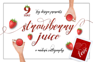 Strawberry Typeface Review: A Romantic Script for Handmade Brands
