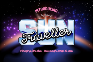 Sun Traveller: A Retro Font Duo for Authentic Brand Identity