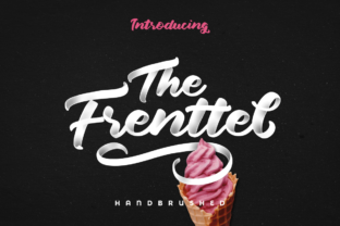 The Frenttel: A Chubby Cursive Script Font for Handmade Brands