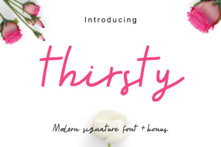 Thirsty Typeface: Adding Organic Charm to Editorial Design