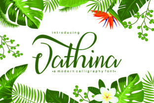 Vathina Script Font: Elevate Brand Visuals with Elegant Typography
