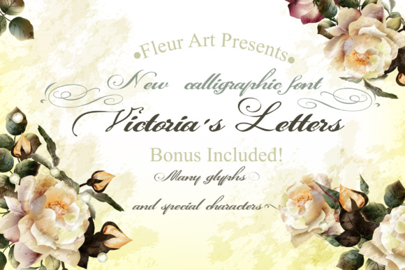 Victoria s Letters: A Vintage Script for Editorial Design