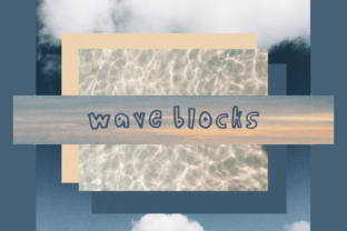 Wave Blocks: A Handwritten Typeface for Editorial Charm